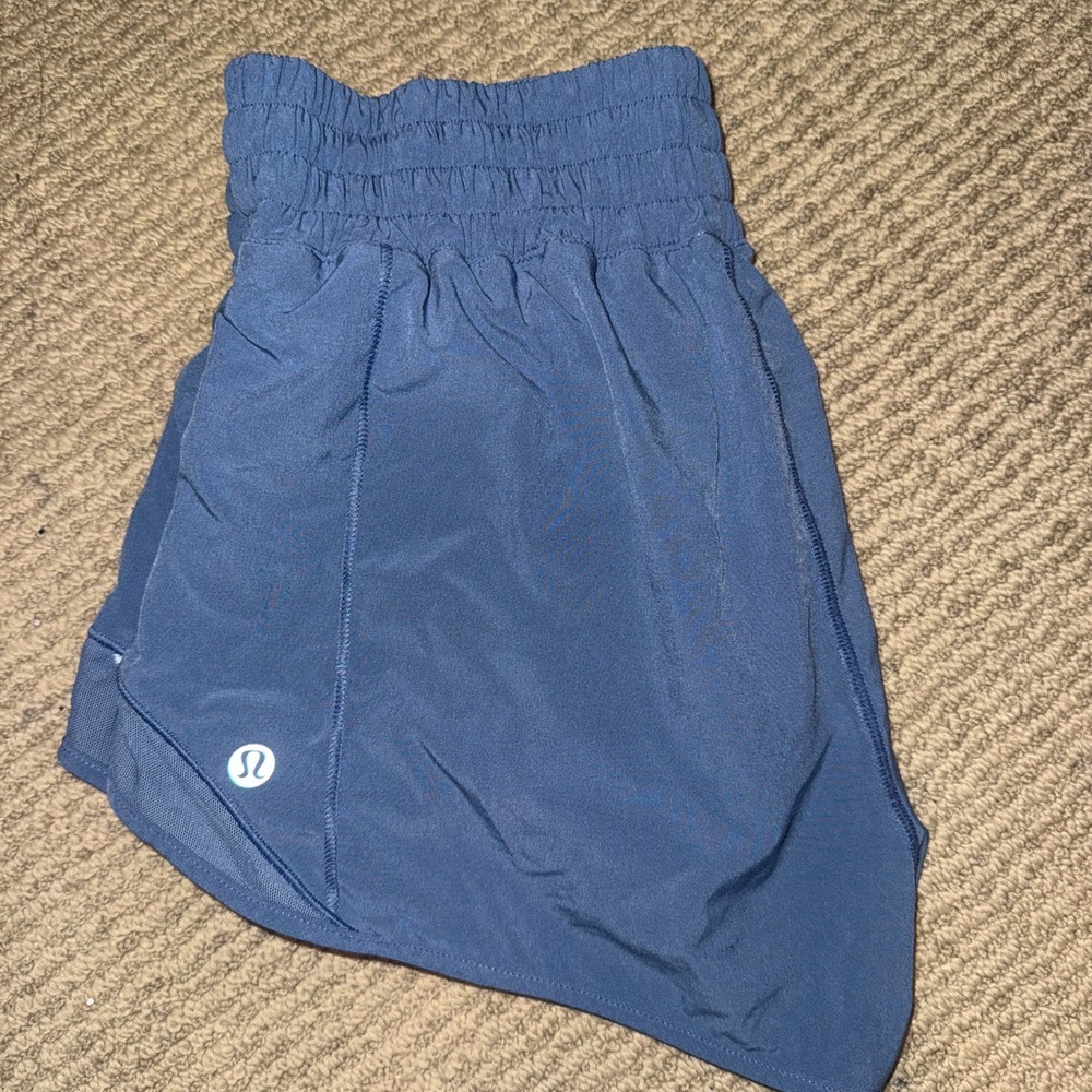 lululemon Blue hotty hot shorts